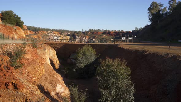 Abandoned mines of Mina de Sao Domingos, in Alentejo Portugal