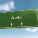Quito Sign - 4K - VideoHive Item for Sale