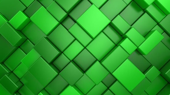 Background of Animated Cubes