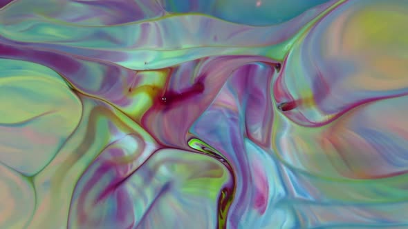 Abstract Colorful Sacral Liquid Waves Texture 699
