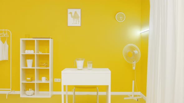 Nice Yellow Interior