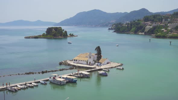 Vlacherna Monastery Kanoni And Mouse Islands, Corfu, Greece 6