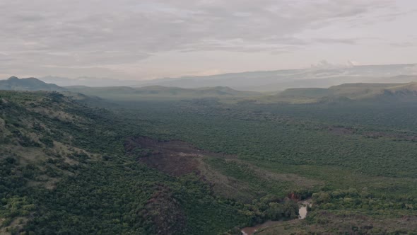 Aerial View of the Omo Valley in Ethiopia