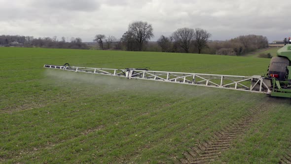 Farmland Being Sprayed With Controversial Glyphosate Herbicide