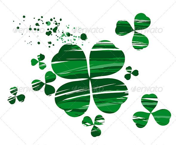 Clover with Paint