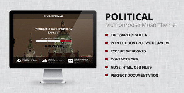 Political - Muse Template