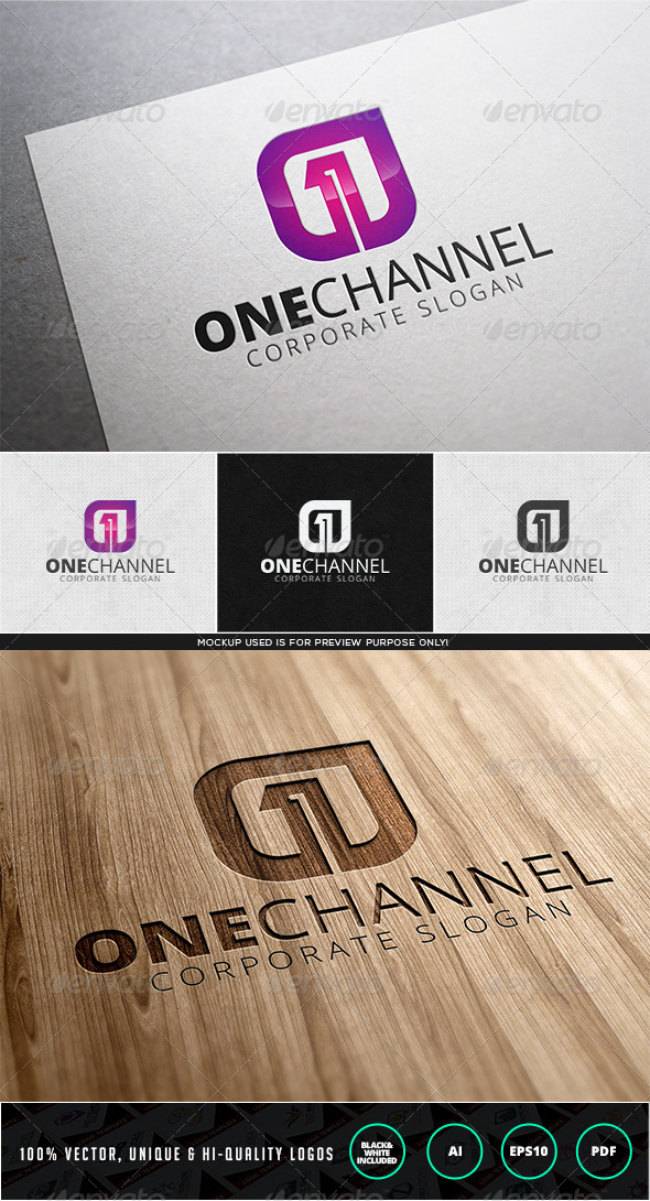 One Channel Logo Template