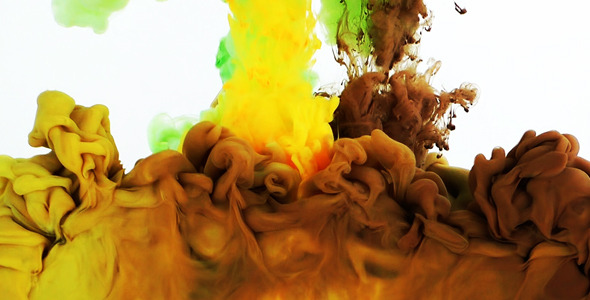 Colorful Ink in Underwater 2