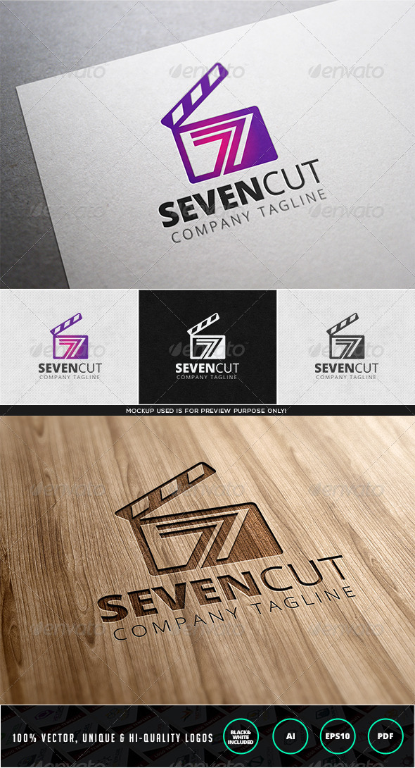 Sevencut Logo Template