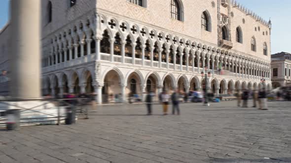 POV Hyperlapse in Venice St Mark's Square