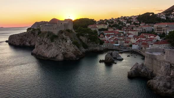 Time Lapse of Dubrovnik Old Town in Croatia