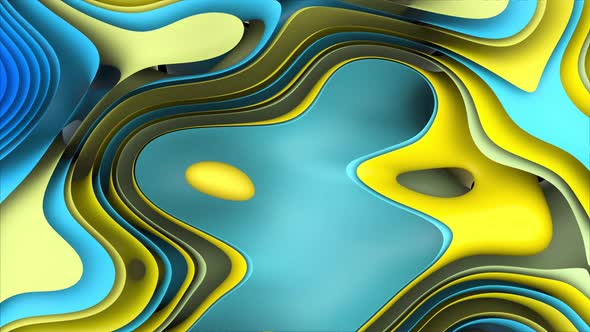 Abstract Flowing Soft Curved Lines Background