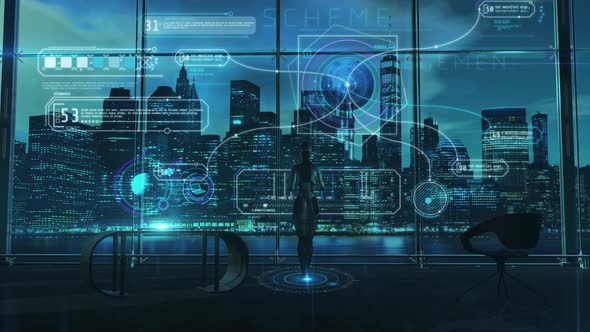 Artificial Intelligence Works In The Network 4K alt