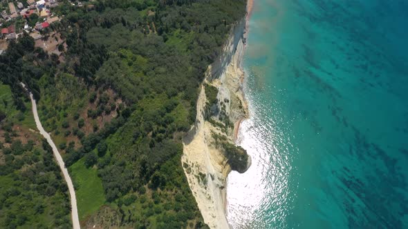 Sheer White Cliffs Of Cape Drastis Near Peroulades 10