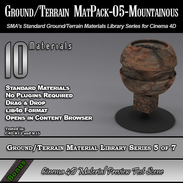Standard Ground/Terrain MatPack-05-Mountainous