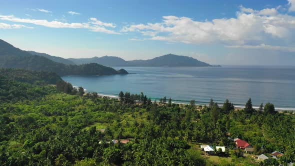 AH - Beautiful Sea View With Coconut Tree Foreground