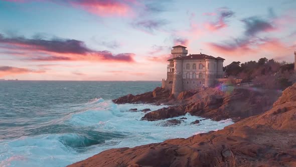 Castle Near the Ocean