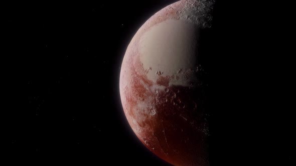 Beautiful View of Dwarf Planet Pluto From Space