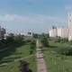 Flying on a Drone Over a Park in the City - VideoHive Item for Sale