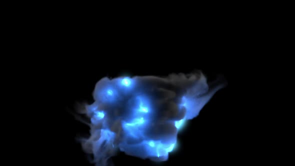 Vortex Smoke with lightning