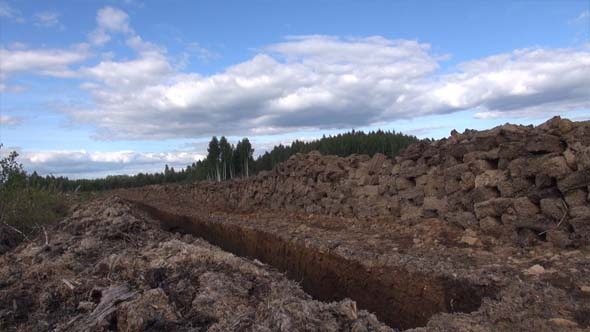 Peatland Or Turf Extraction