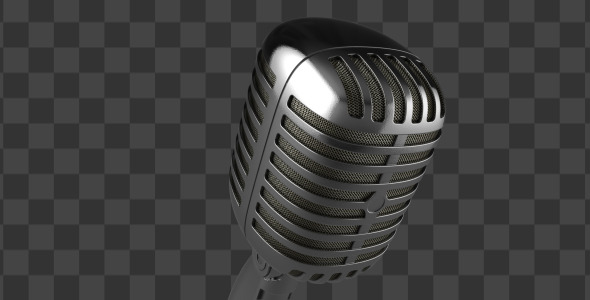 Old Fashioned Microphone 04