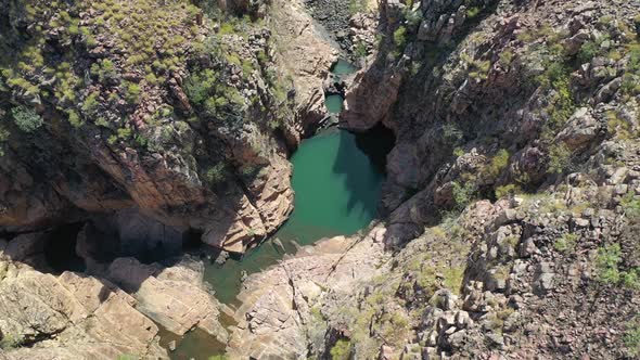 Butterfly Gorge Nature Park, Northern Territory, Australia 4K Aerial Drone