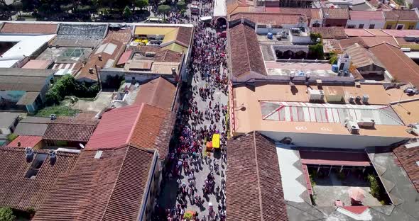 Antigua Guatemala Flower Festival 4k