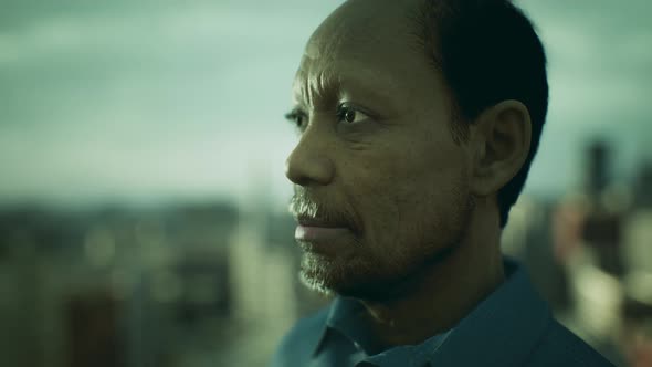 Old African American Man Outdoors During the Daytime