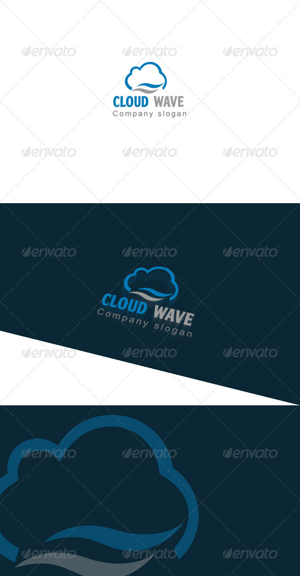 Cloud Wave Logo Template