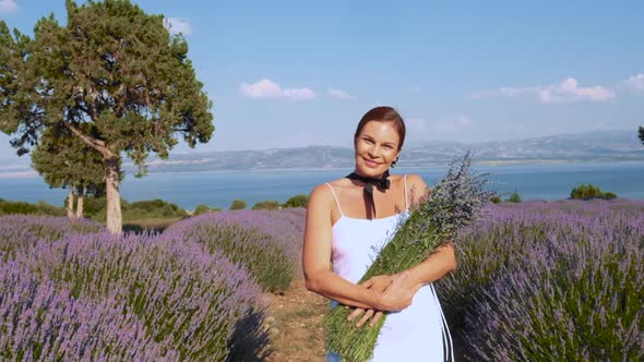 Happy Woman in Nature