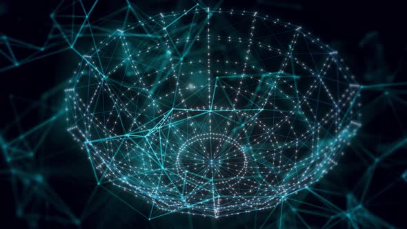 Dark Wood Bowl Hologram Close Up 4k alt