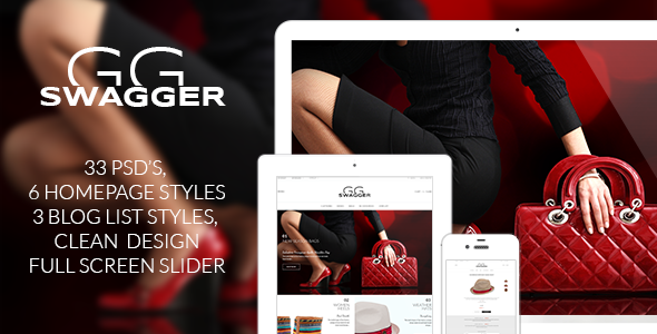 SWAGGER - Modern Shop PSD Template
