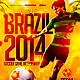 Brazil Soccer Cup Flyer Template PSD - GraphicRiver Item for Sale