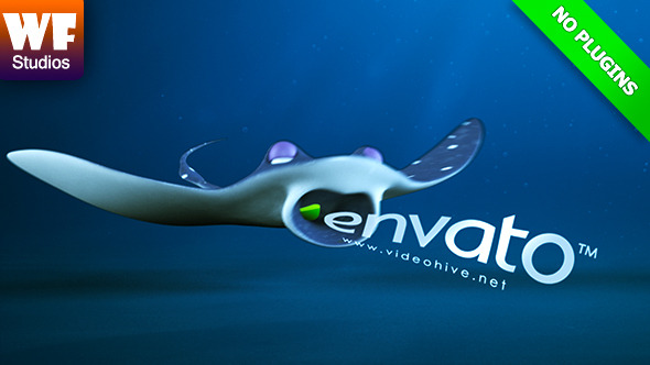 3D Manta Ray - Logo Swallow!