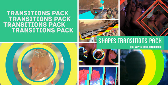 Colorful Shapes Transitions Pack