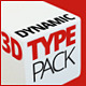 3D Dynamic Typography Pack - VideoHive Item for Sale