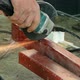 Cutting Metal Beams Angle Grinder - VideoHive Item for Sale