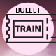Bullet Train With Twilight Scenery - GraphicRiver Item for Sale