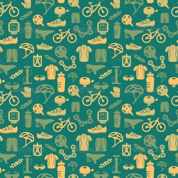 Bike Seamless Pattern