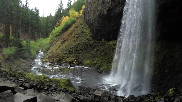 Looking downstream from Tamanawas Falls