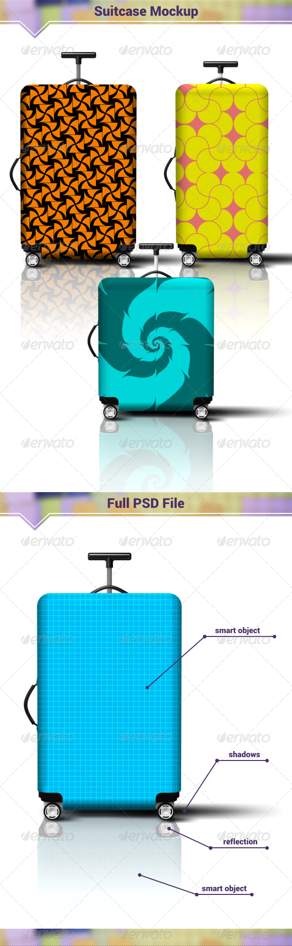 Suitcase Graphics, Designs & Templates GraphicRiver
