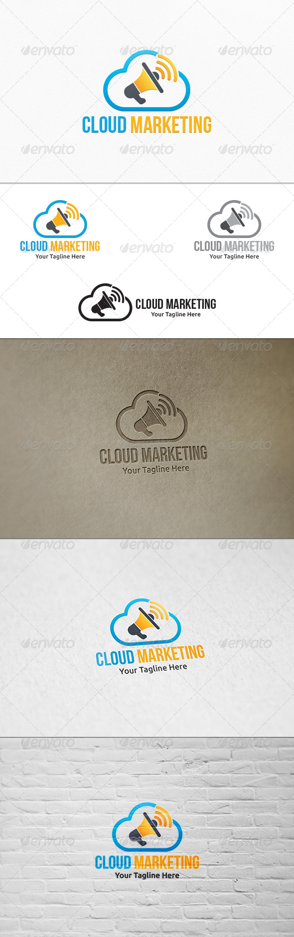 Cloud Marketing - Logo Template