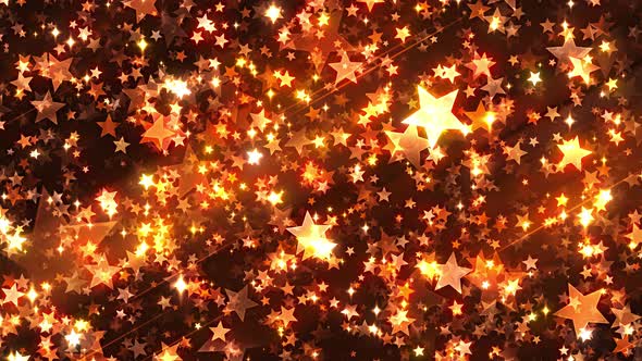 Flying Golden Stars 4K