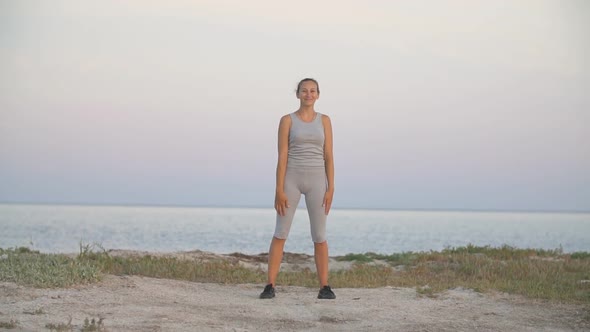 Girl Doing Exercise