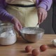 Cook Is Making Dough for Bakery - VideoHive Item for Sale