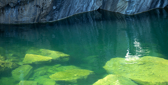 Lake in Canyon