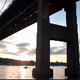 Sunset Through Bridge - Time Lapse - VideoHive Item for Sale
