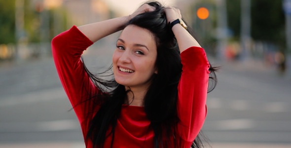 Portrait Of Attractive Young Model alt