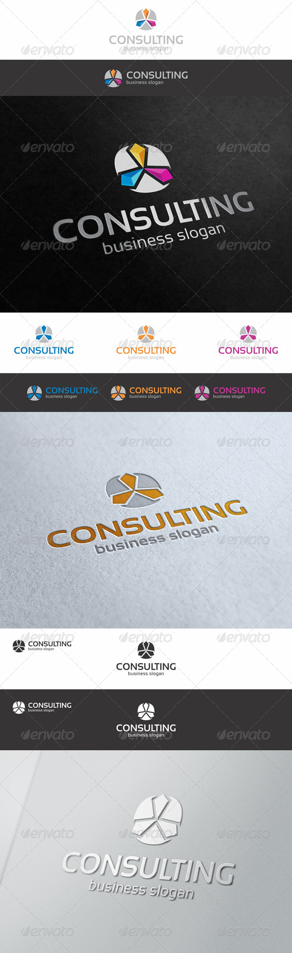 Consulting Construction Logo Template